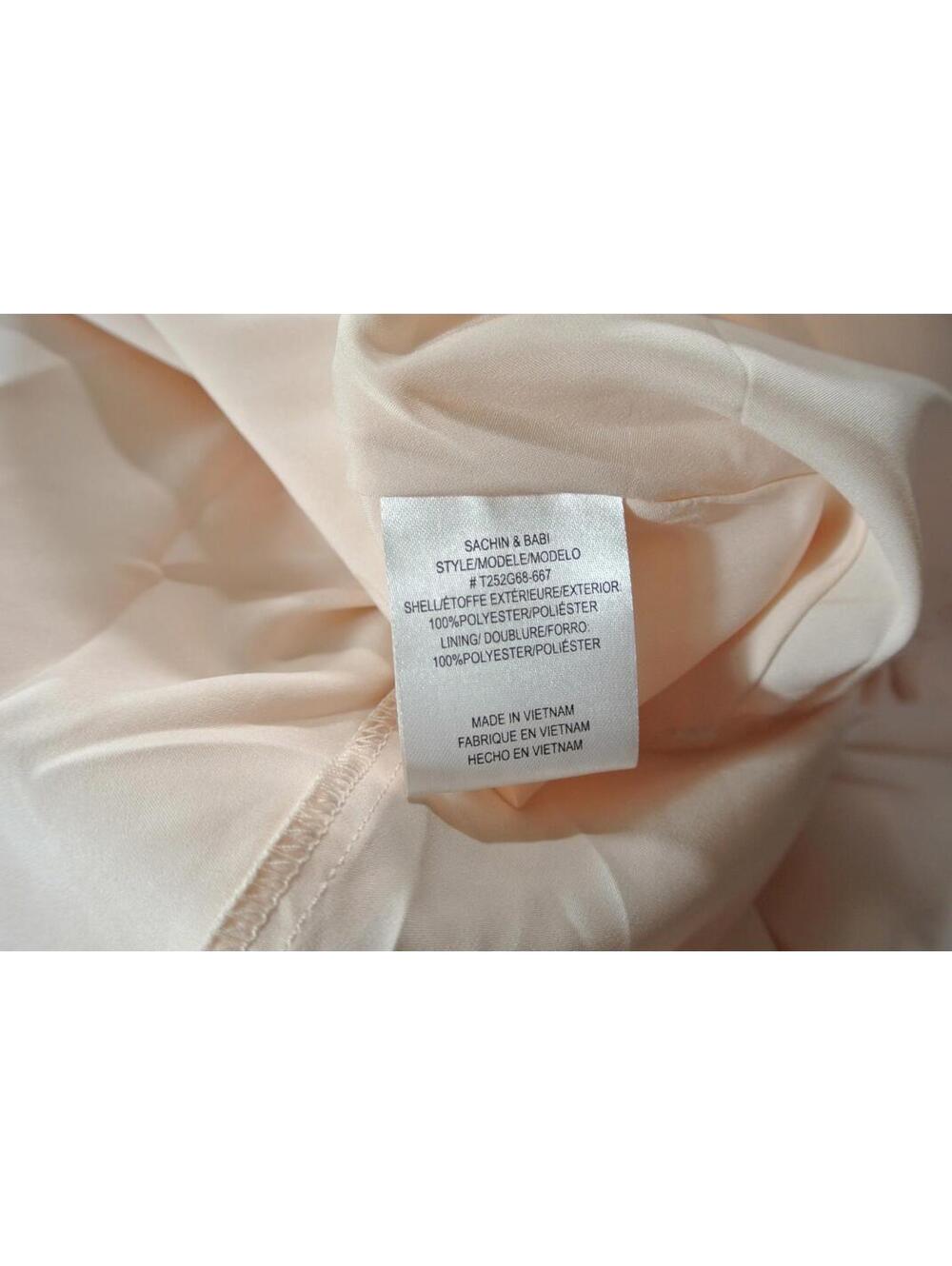 NEW, SACHIN & BABI Rori Floral Sleeveless Mikado Gown SZ 12 #LD260 - Picture 10 of 11